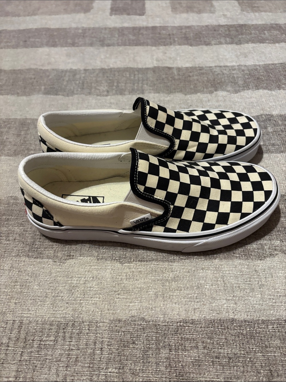 Women’s Vans Classic Slip-On Checkerboard Shoe